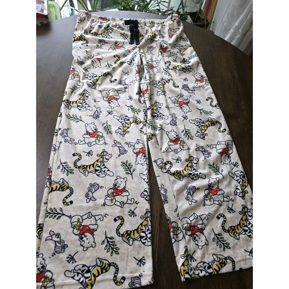 WINNIE THE POOH DISNEY Fleece Pajama Lounge PJ Pants SIZE XL - Picture 3 of 14